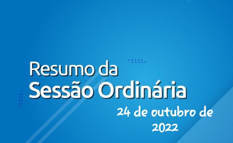 SESSÃO ORDINÁRIA